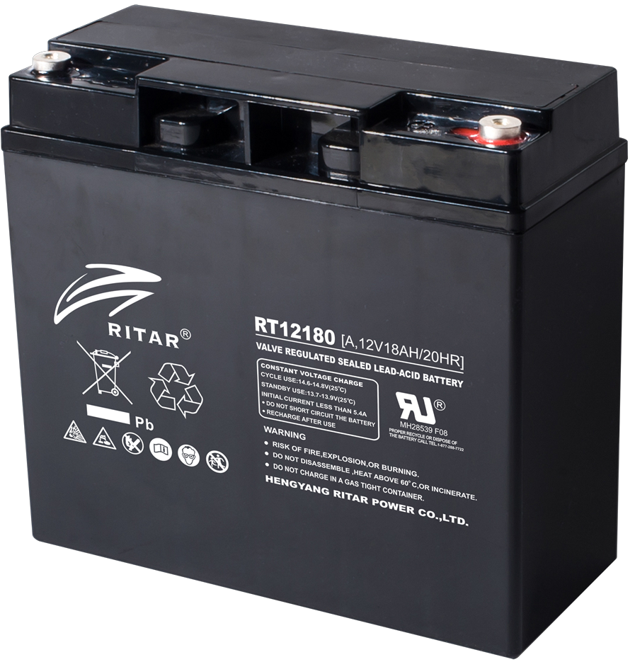 Ritar RT12180-F13 zárt ólomakkumulátor 12 V/18 Ah termék fő termékképe