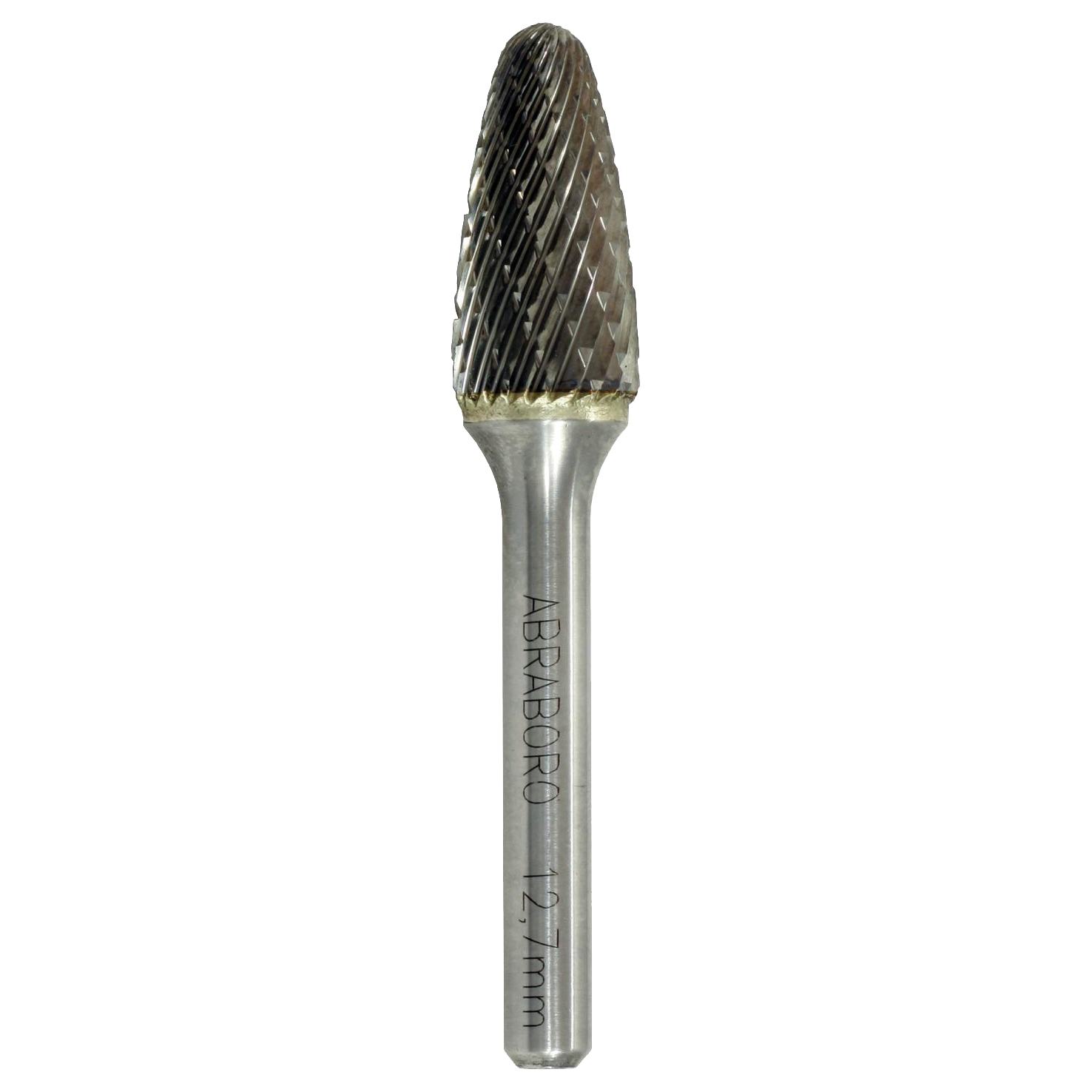 Abraboro 10 x 65/20 mm F alakú keményfém turbómaró kereszt fogazással termék fő termékképe