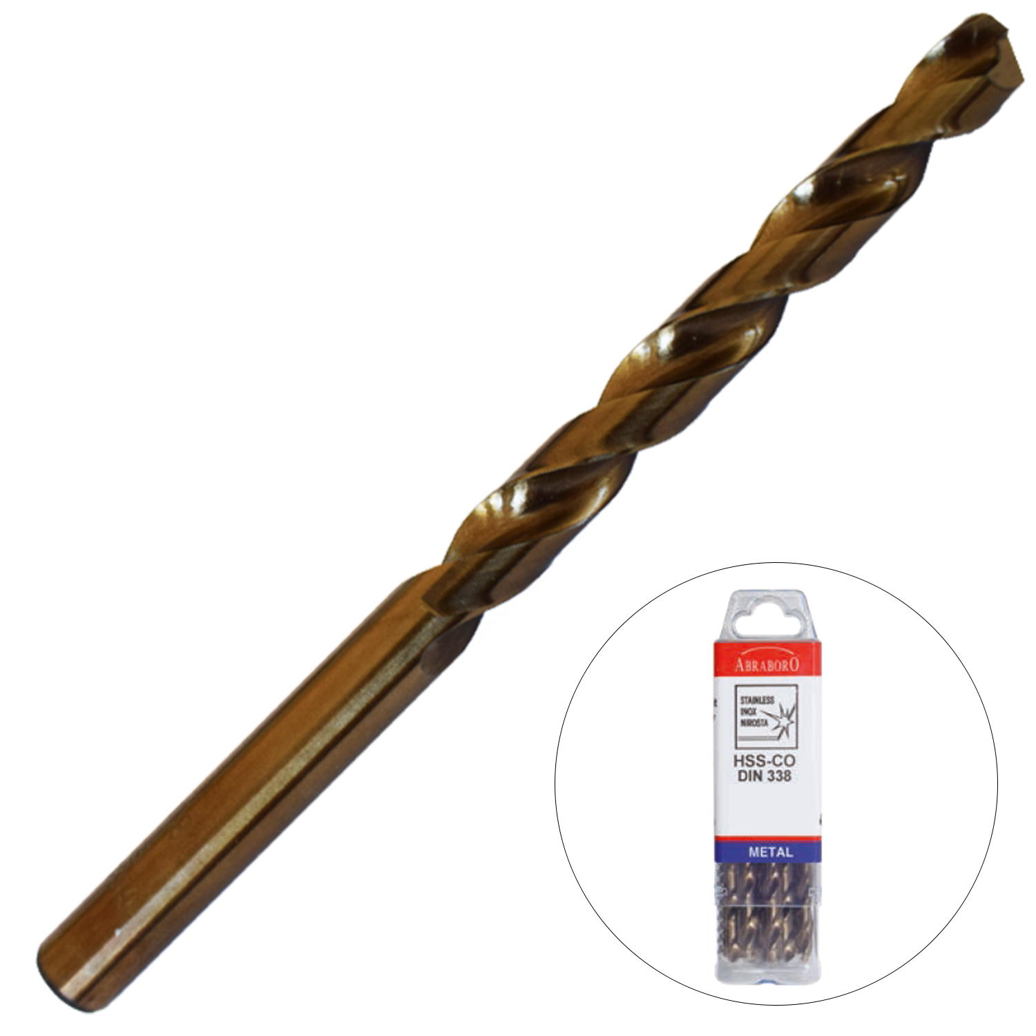 Abraboro 1.5 x 40 / 18 mm HSS-Co fémcsigafúró X-Pack, 10 db/csomag termék fő termékképe