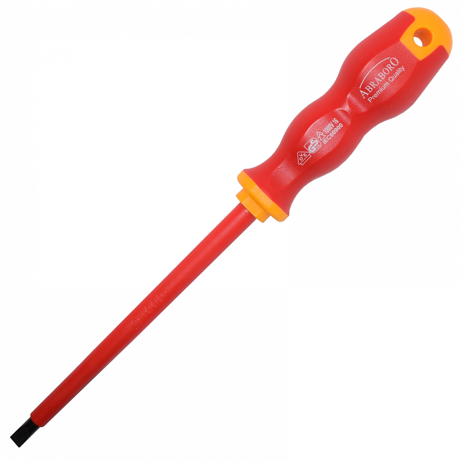 Abraboro 5.5 x 1.0 x 125 mm szigetelt lapos csavarhúzó termék fő termékképe