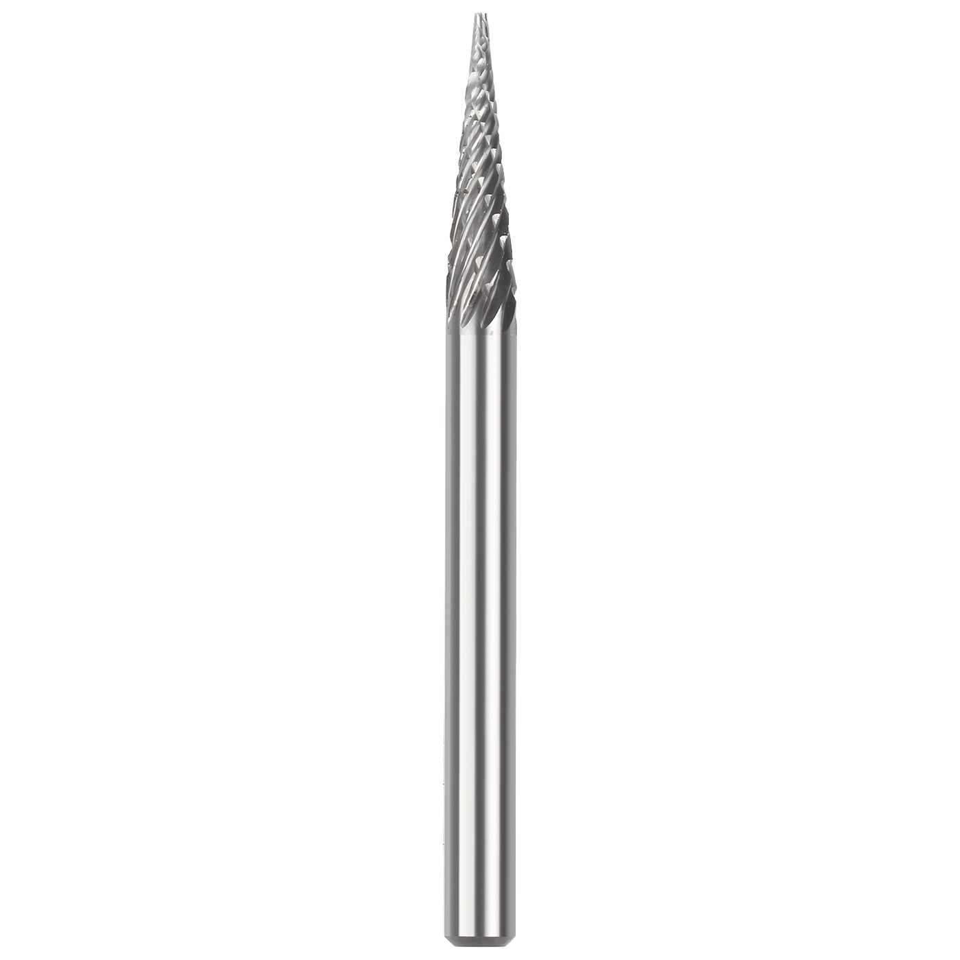 Abraboro 3 x 38 mm M alakú keményfém turbómaró kereszt fogazással - hegyes végű kúp termék fő termékképe